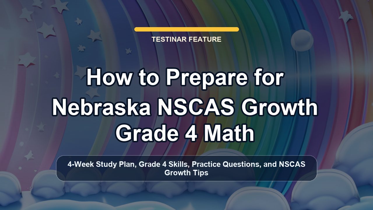 How to Prepare for Nebraska NSCAS Growth Grade 4 Math