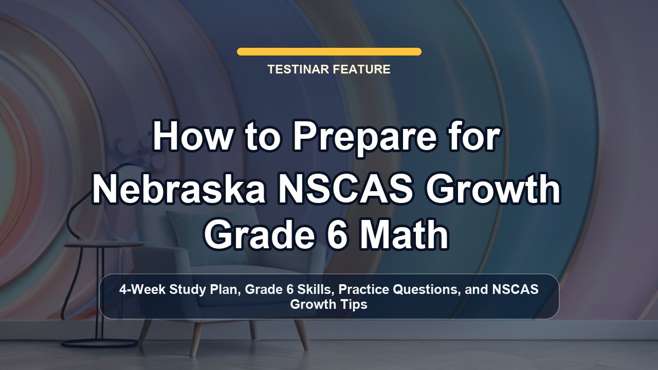 How to Prepare for Nebraska NSCAS Growth Grade 6 Math