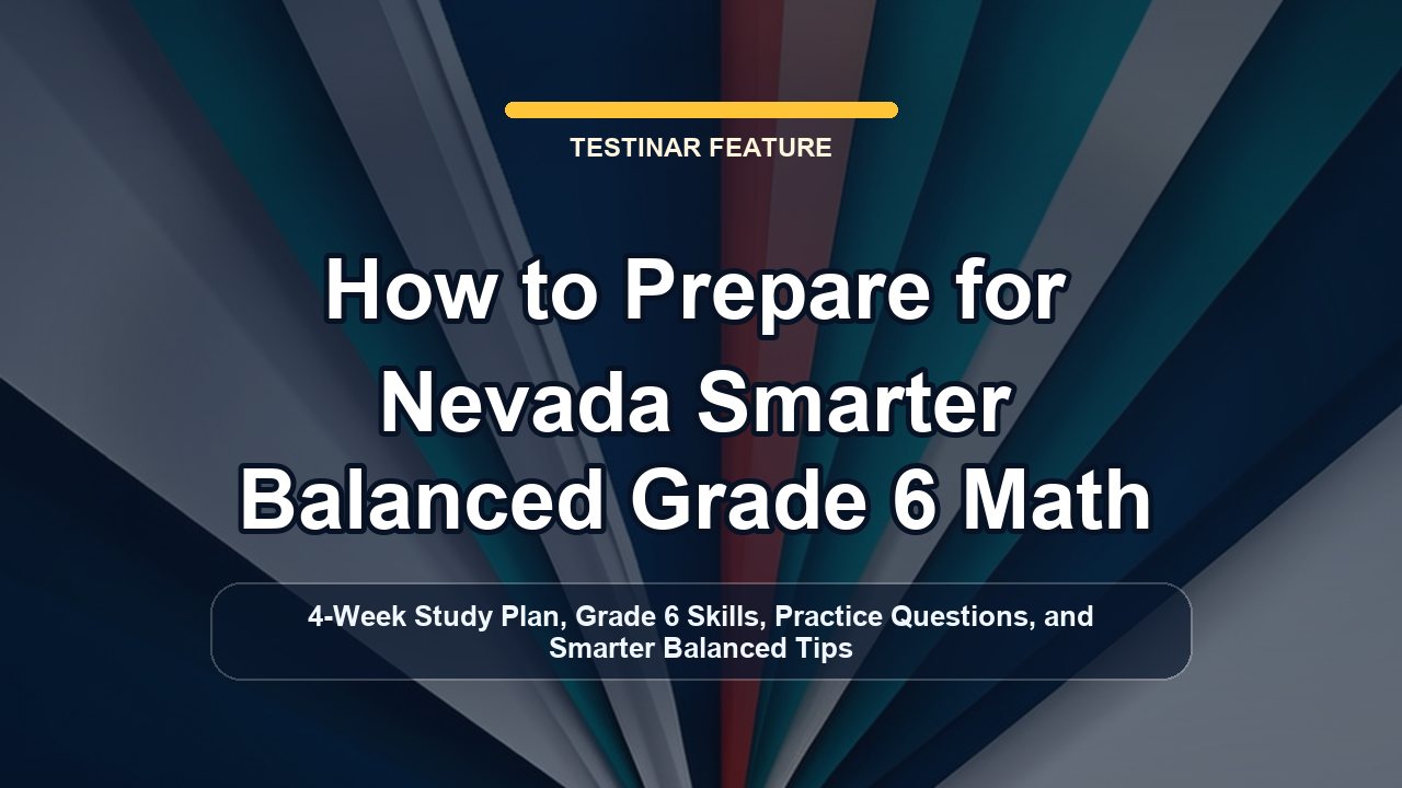 How to Prepare for Nevada Smarter Balanced Grade 6 Math