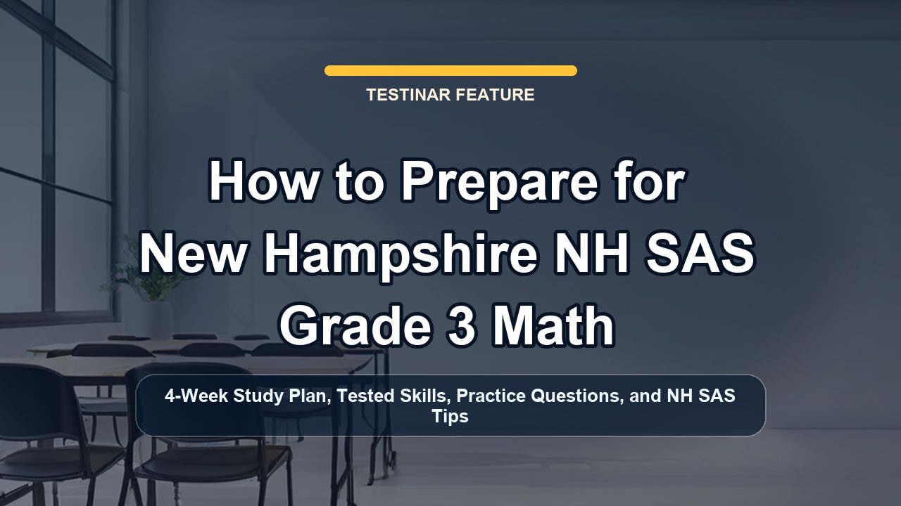 How to Prepare for New Hampshire NH SAS Grade 3 Math