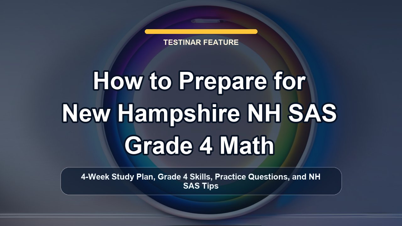How to Prepare for New Hampshire NH SAS Grade 4 Math
