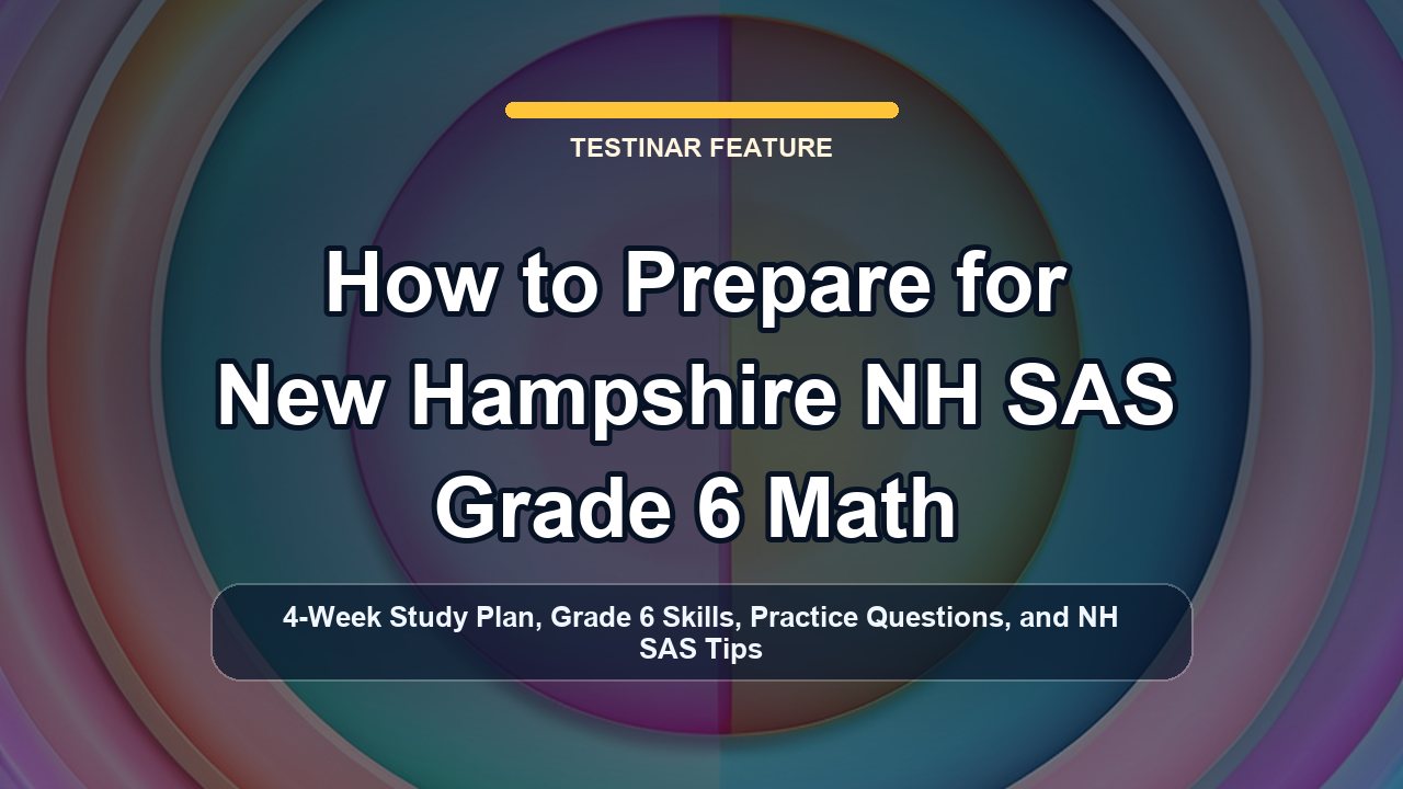 How to Prepare for New Hampshire NH SAS Grade 6 Math
