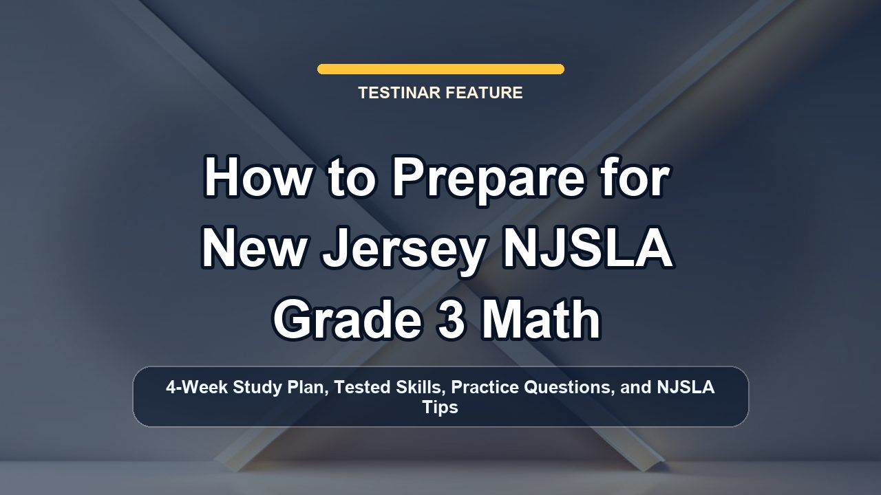 How to Prepare for New Jersey NJSLA Grade 3 Math