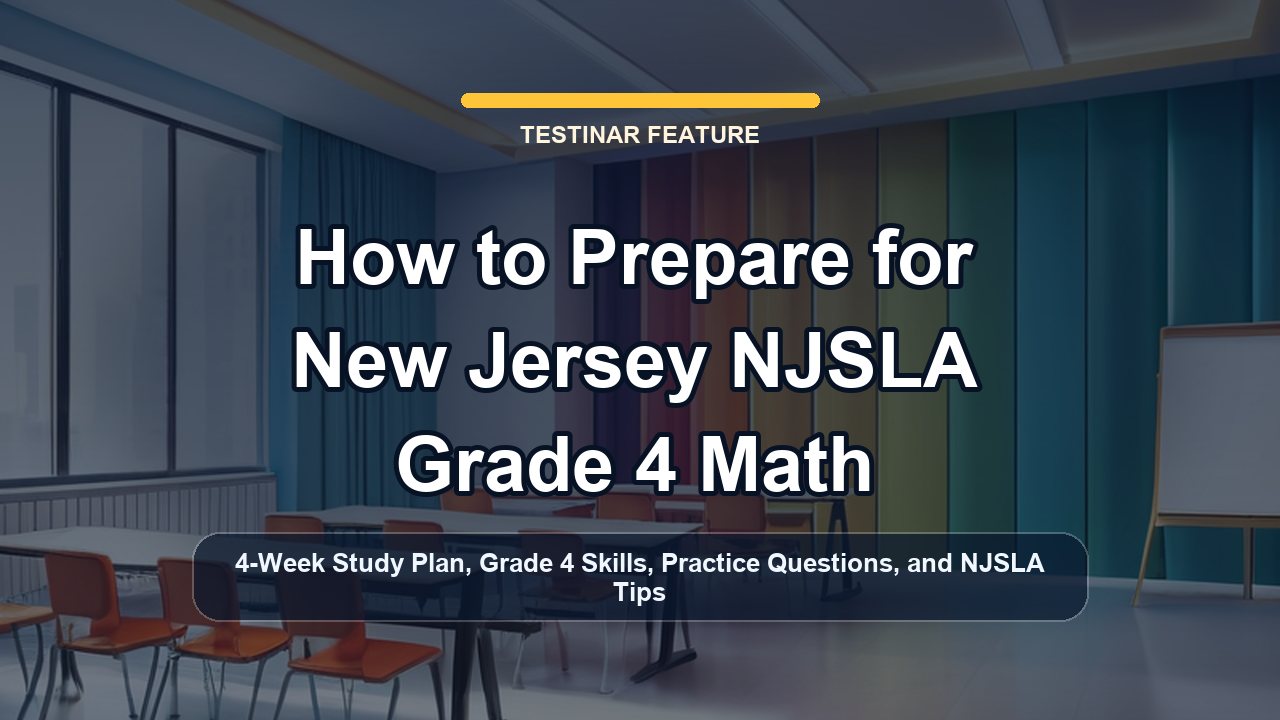 How to Prepare for New Jersey NJSLA Grade 4 Math