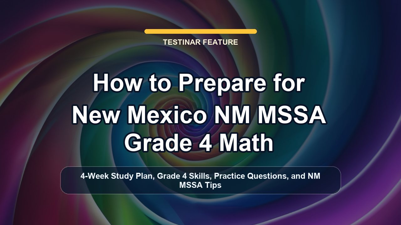 How to Prepare for New Mexico NM MSSA Grade 4 Math