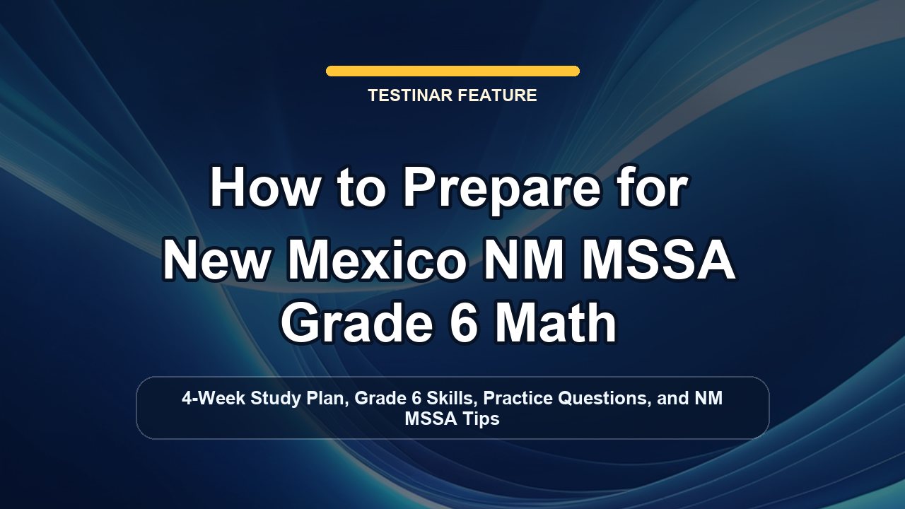 How to Prepare for New Mexico NM MSSA Grade 6 Math