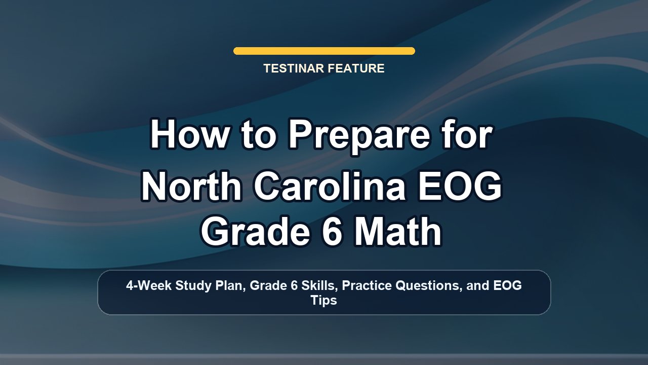 How to Prepare for North Carolina EOG Grade 6 Math