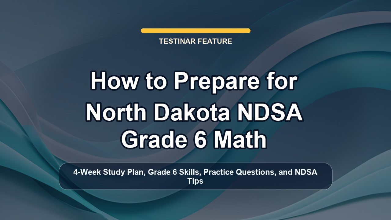 How to Prepare for North Dakota NDSA Grade 6 Math