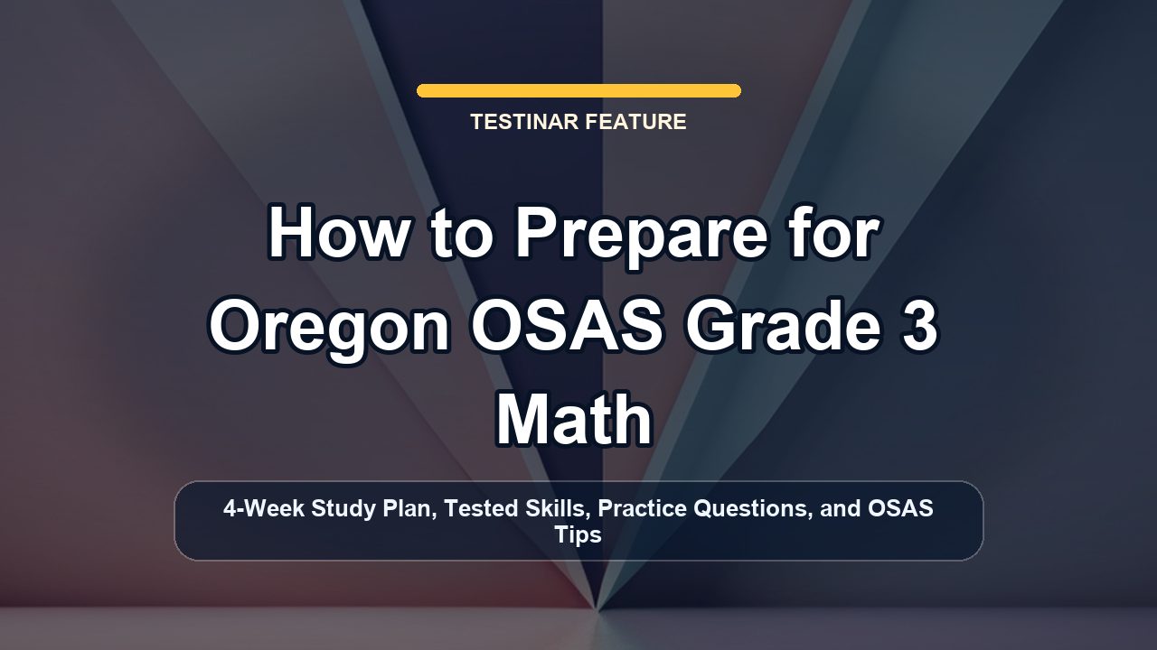 How to Prepare for Oregon OSAS Grade 3 Math