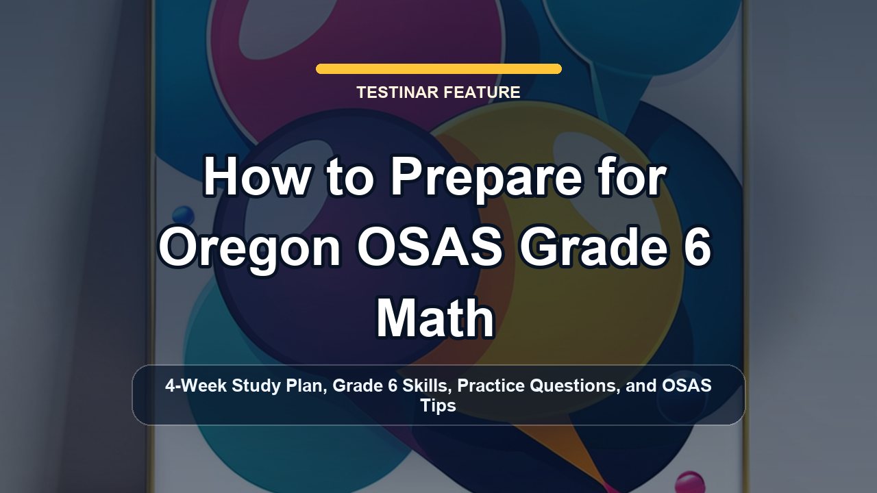 How to Prepare for Oregon OSAS Grade 6 Math