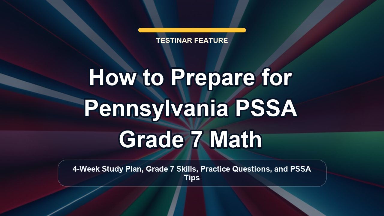 How to Prepare for Pennsylvania PSSA Grade 7 Math
