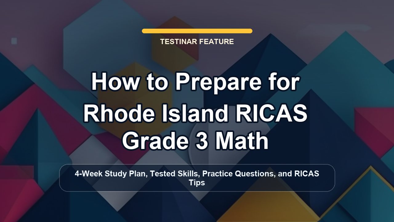 How to Prepare for Rhode Island RICAS Grade 3 Math