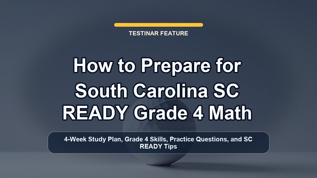 How to Prepare for South Carolina SC READY Grade 4 Math