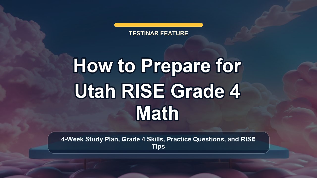How to Prepare for Utah RISE Grade 4 Math