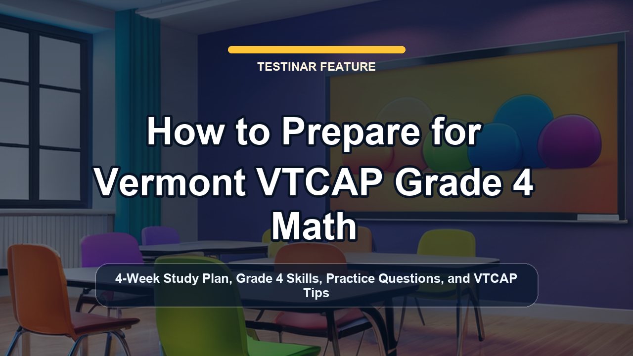 How to Prepare for Vermont VTCAP Grade 4 Math