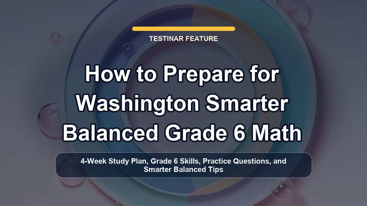 How to Prepare for Washington Smarter Balanced Grade 6 Math