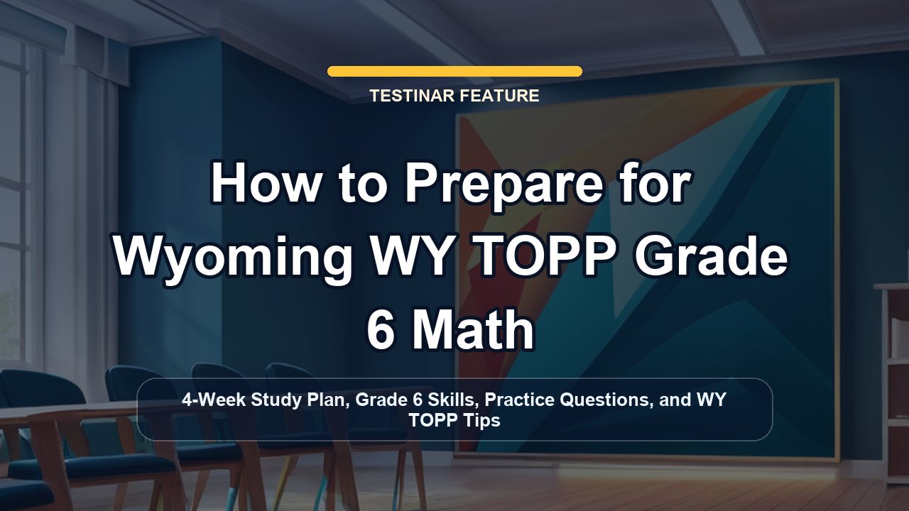 How to Prepare for Wyoming WY TOPP Grade 6 Math
