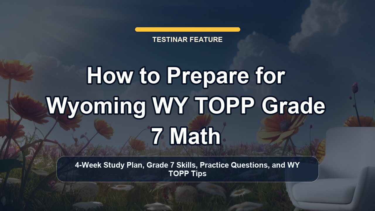 How to Prepare for Wyoming WY TOPP Grade 7 Math