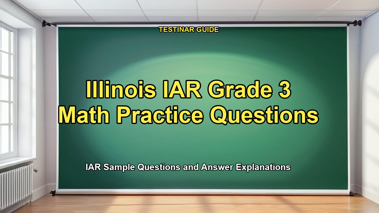 Illinois IAR Grade 3 Math Practice Questions