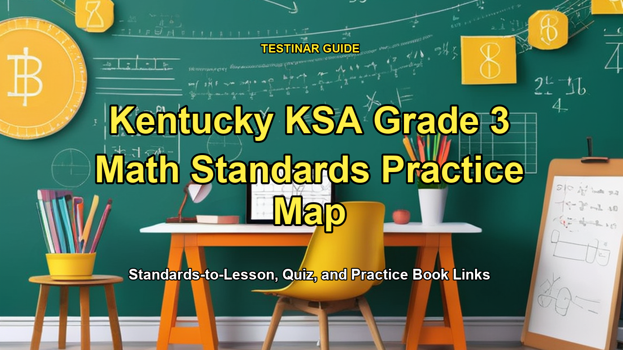 Kentucky KSA Grade 3 Math Standards Practice Map