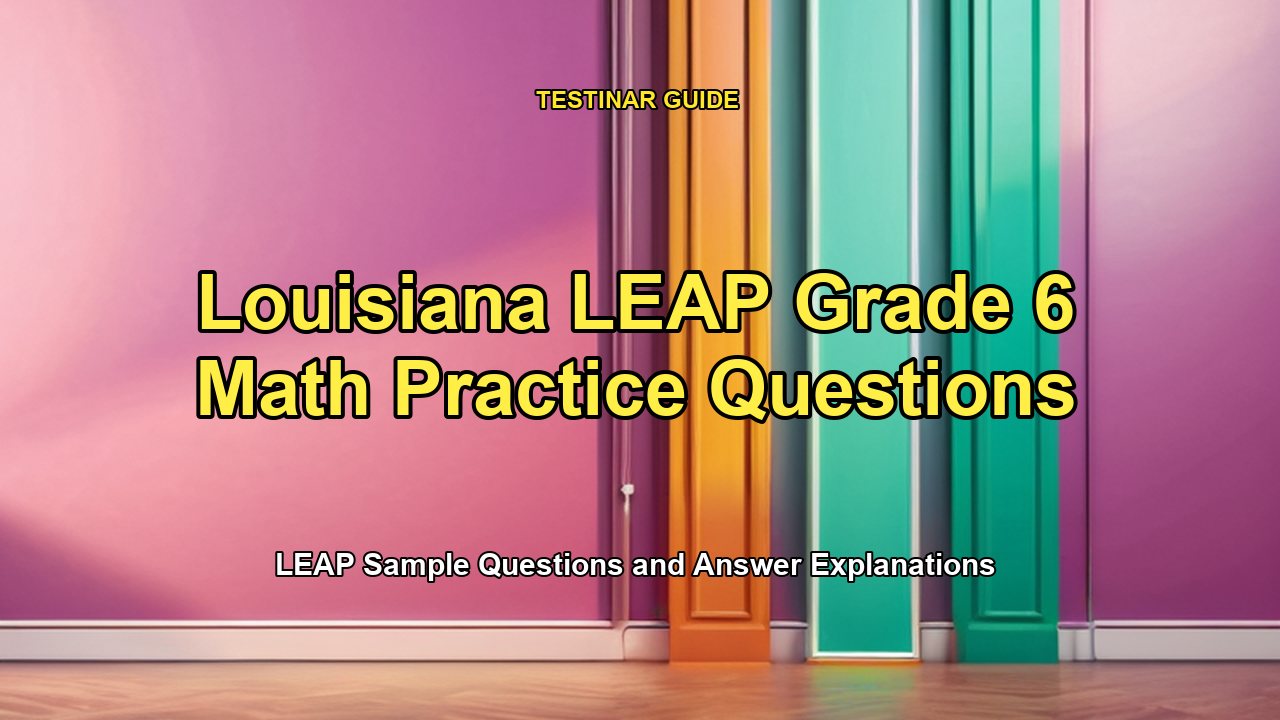 Louisiana LEAP Grade 6 Math Practice Questions