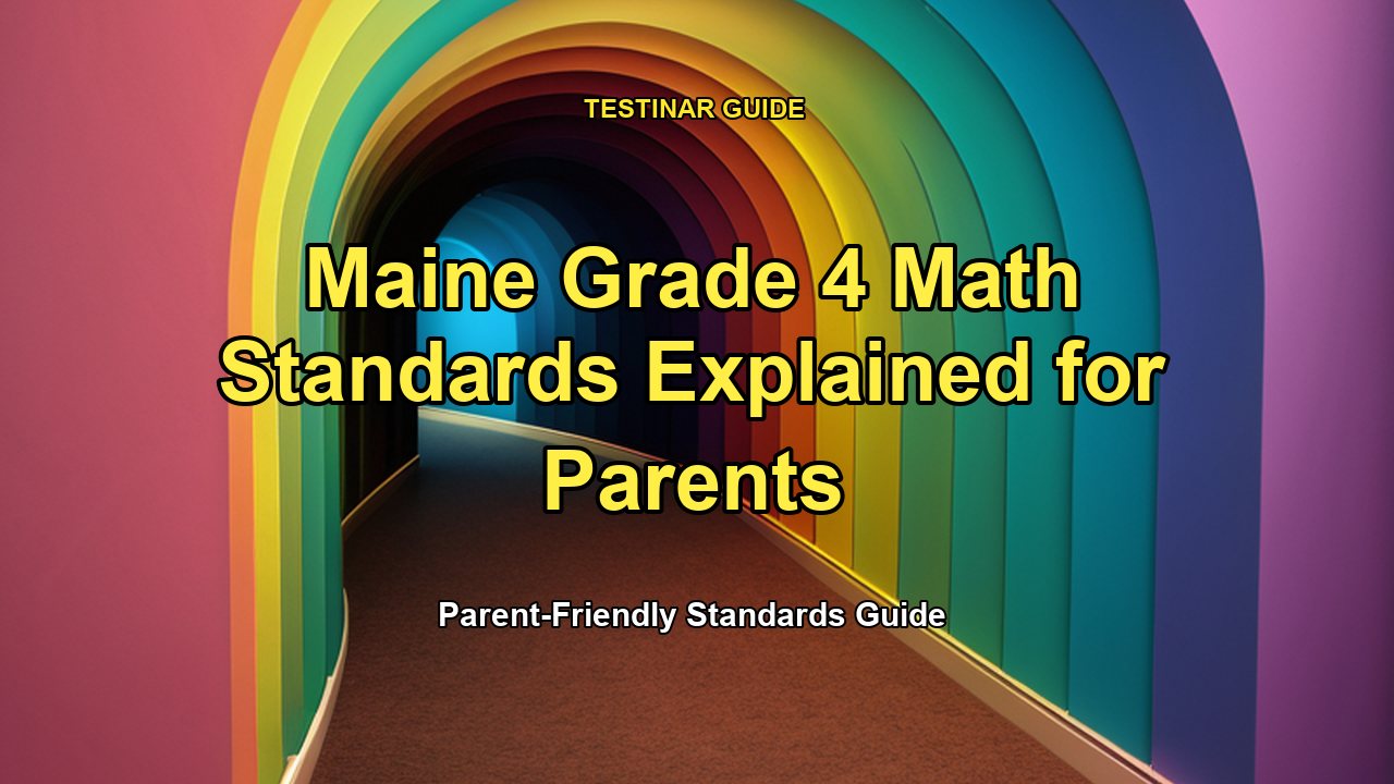 Maine Grade 4 Math Standards Explained for Parents