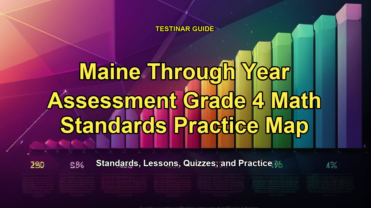 Maine Through Year Assessment Grade 4 Math Standards Practice Map
