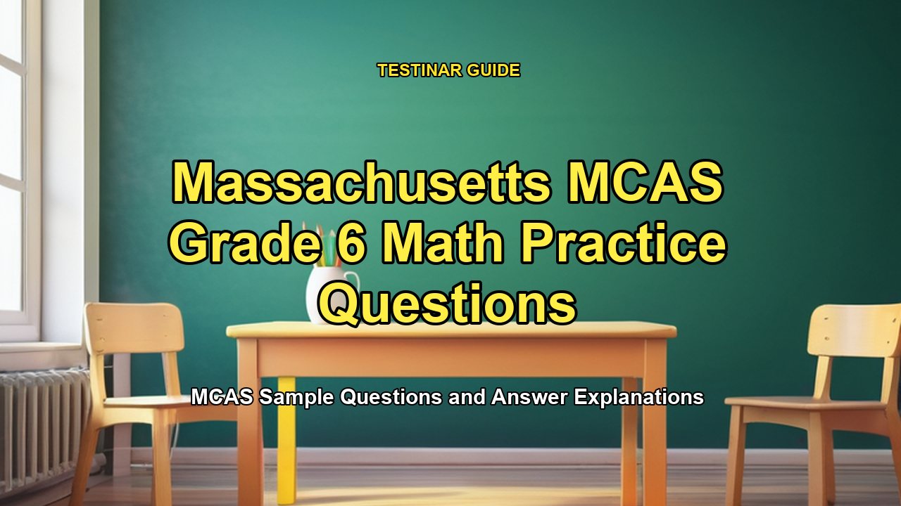 Massachusetts MCAS Grade 6 Math Practice Questions