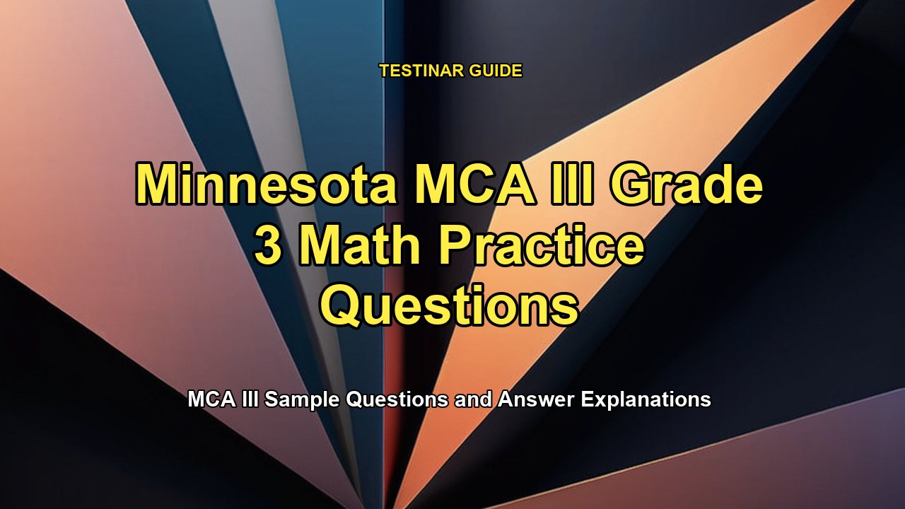 Minnesota MCA III Grade 3 Math Practice Questions