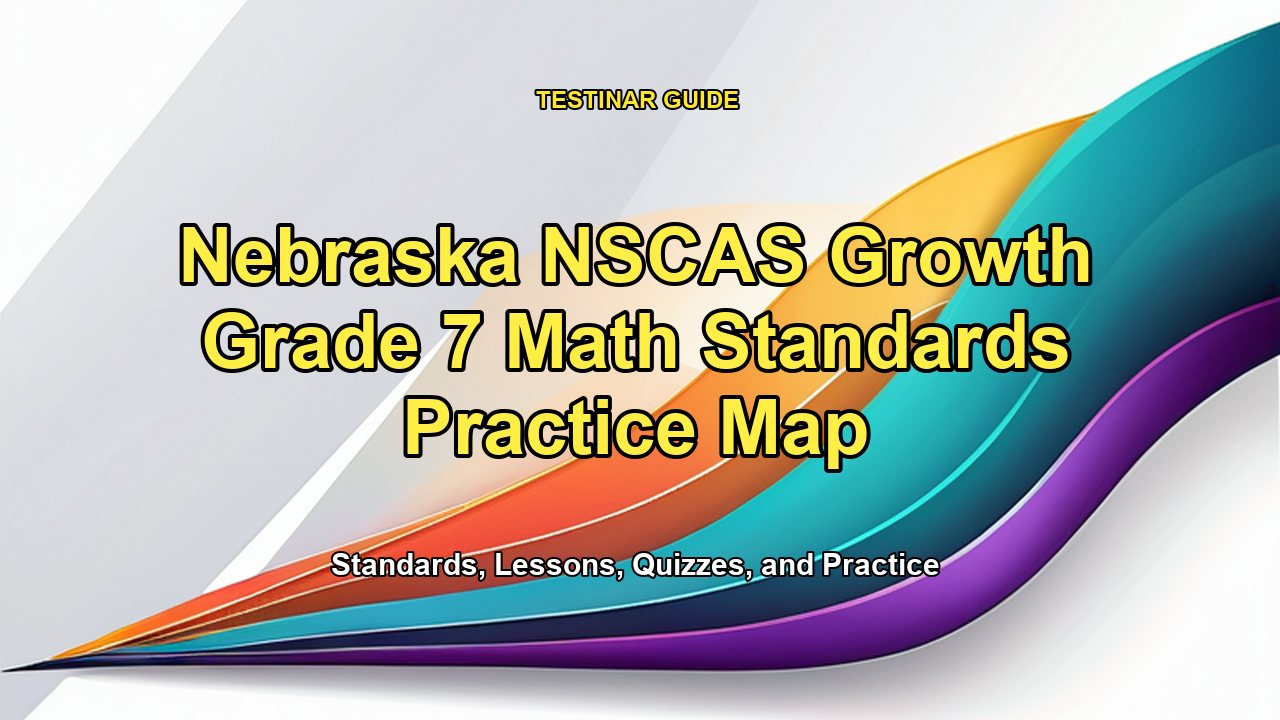 Nebraska NSCAS Growth Grade 7 Math Standards Practice Map