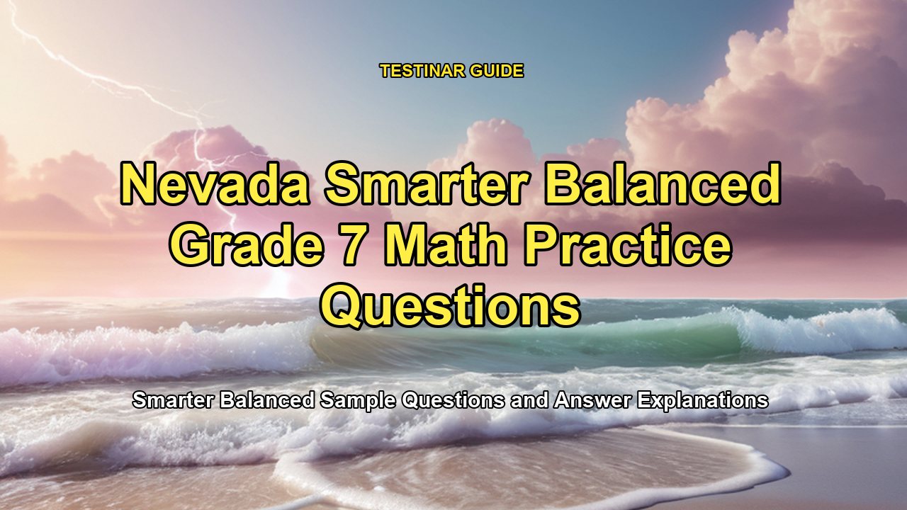 Nevada Smarter Balanced Grade 7 Math Practice Questions