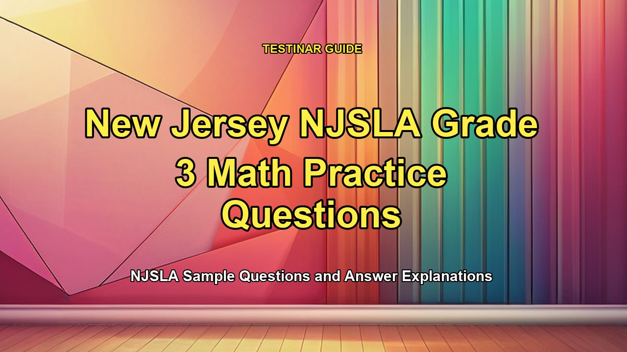 New Jersey NJSLA Grade 3 Math Practice Questions