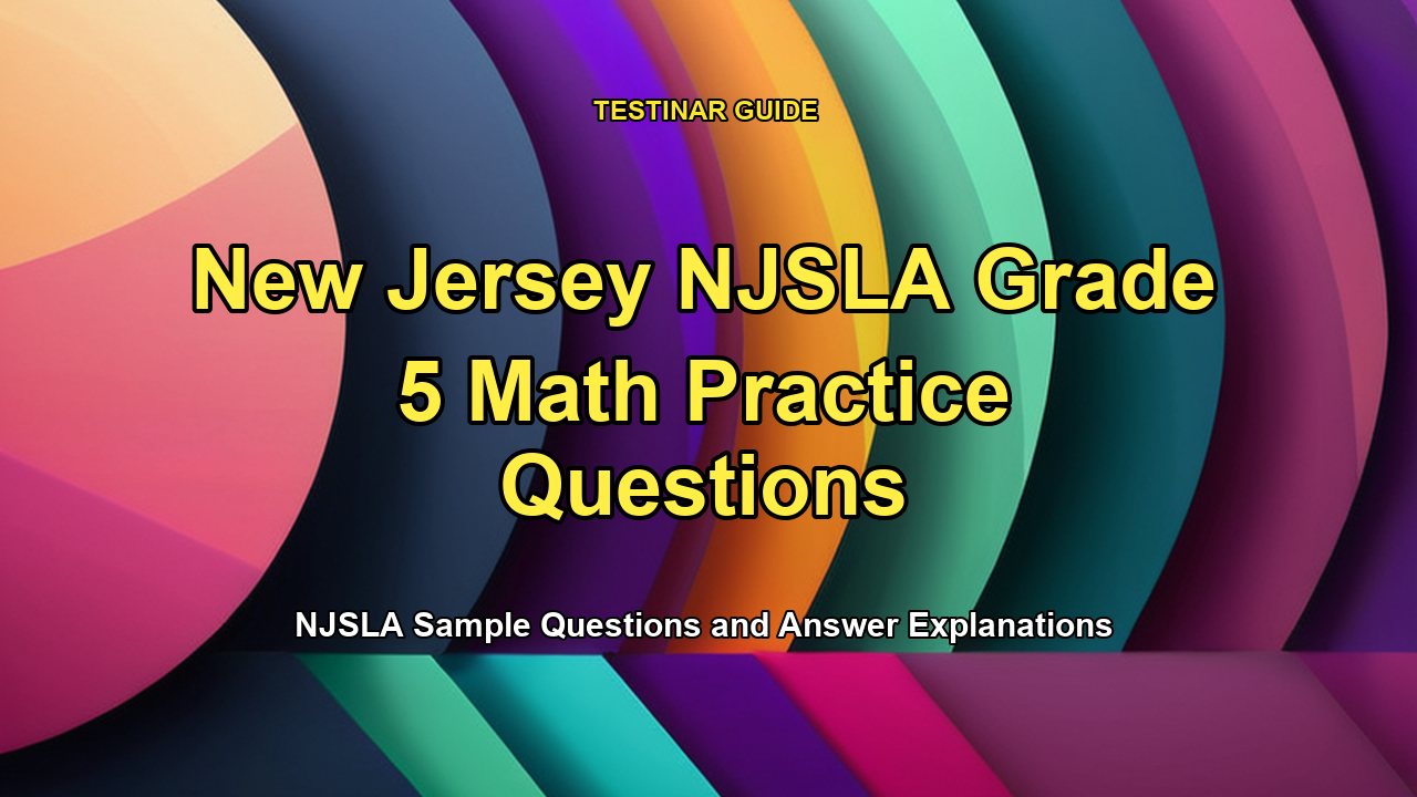 New Jersey NJSLA Grade 5 Math Practice Questions