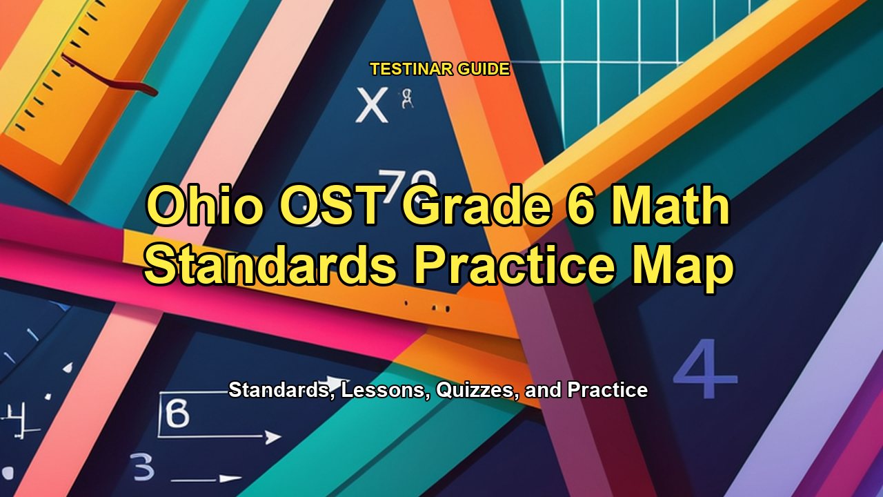 Ohio OST Grade 6 Math Standards Practice Map