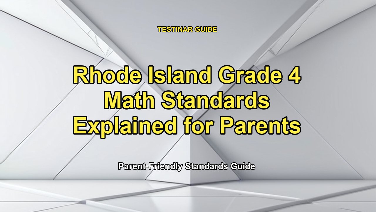 Rhode Island Grade 4 Math Standards Explained for Parents