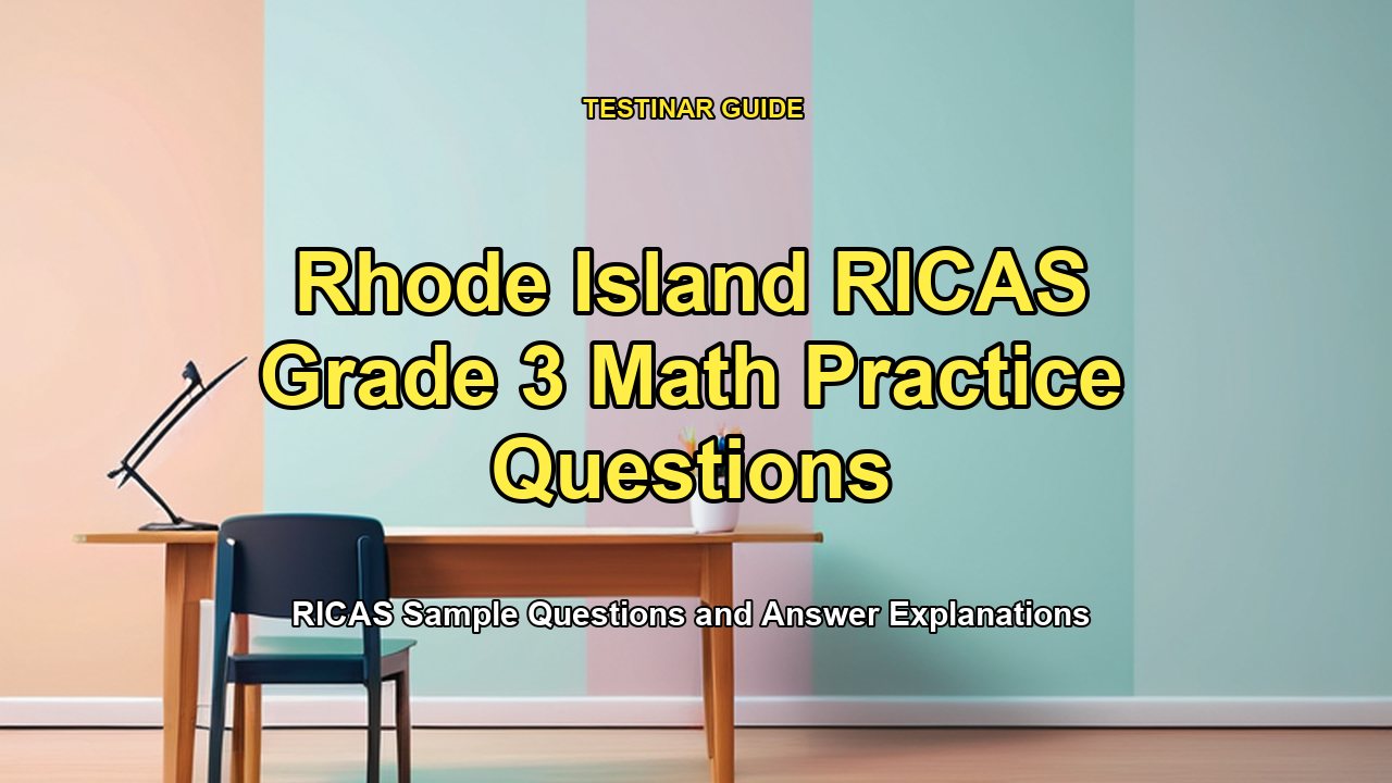 Rhode Island RICAS Grade 3 Math Practice Questions