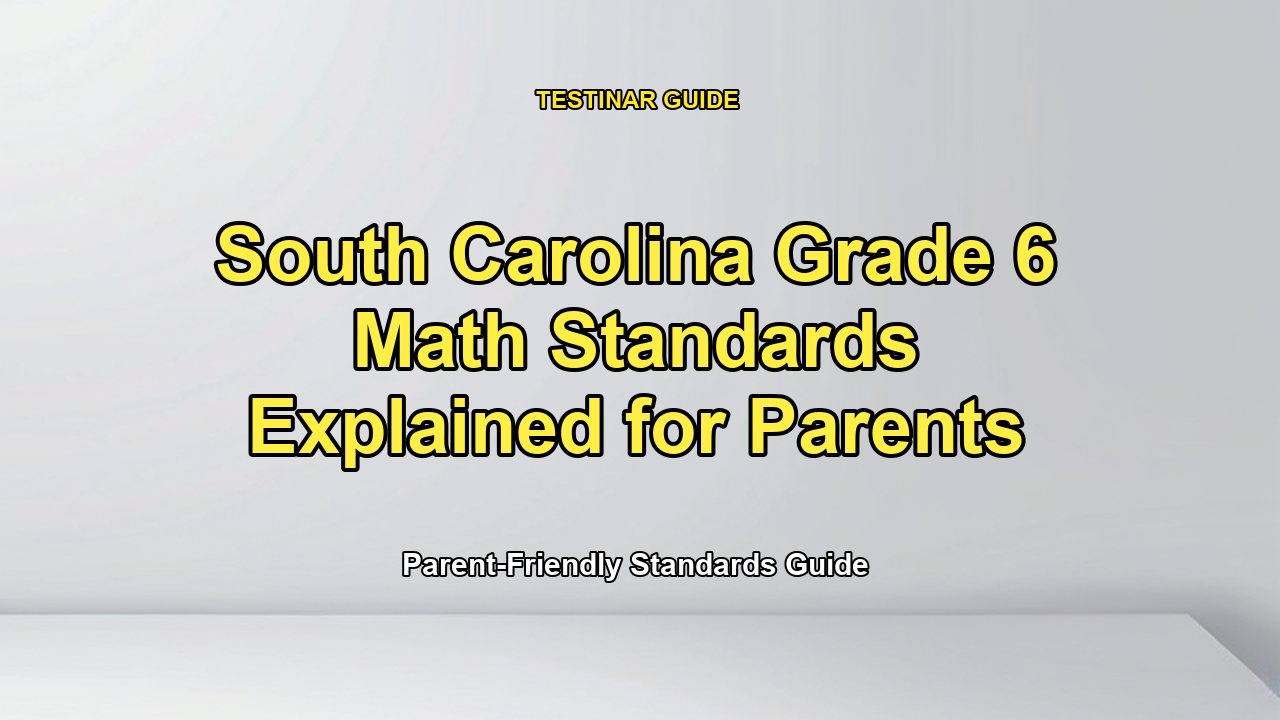 South Carolina Grade 6 Math Standards Explained for Parents