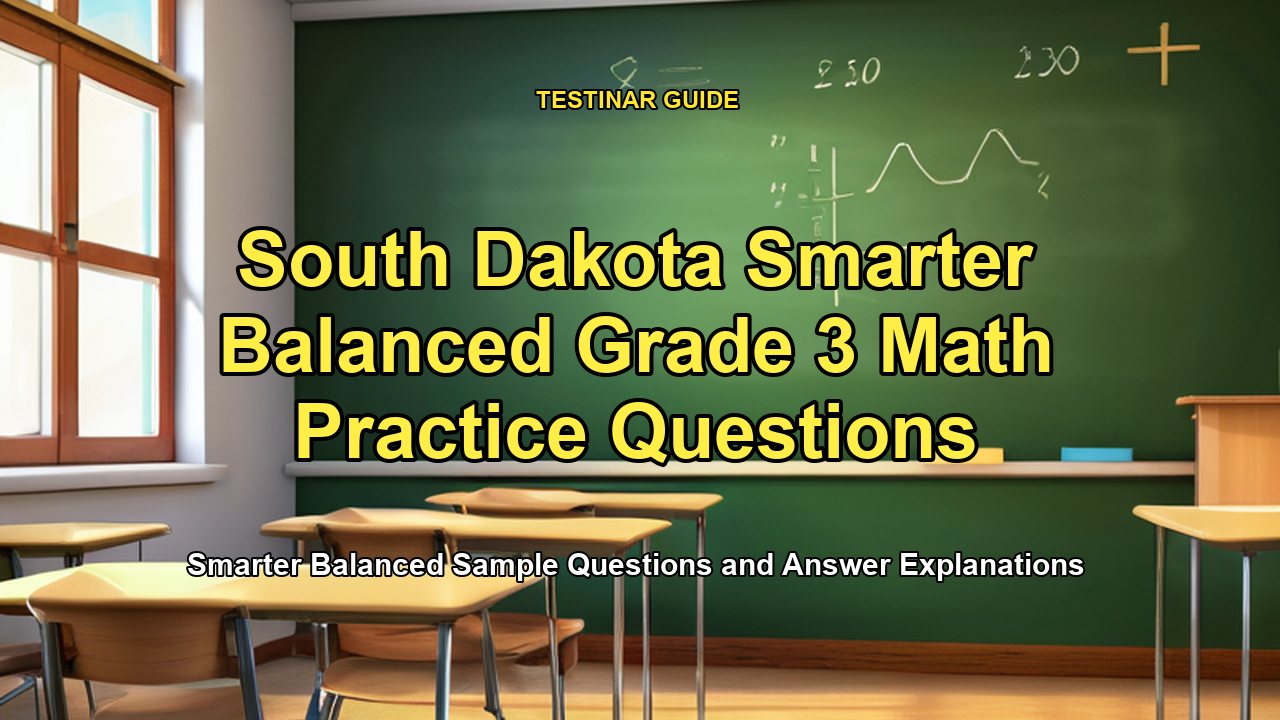 South Dakota Smarter Balanced Grade 3 Math Practice Questions