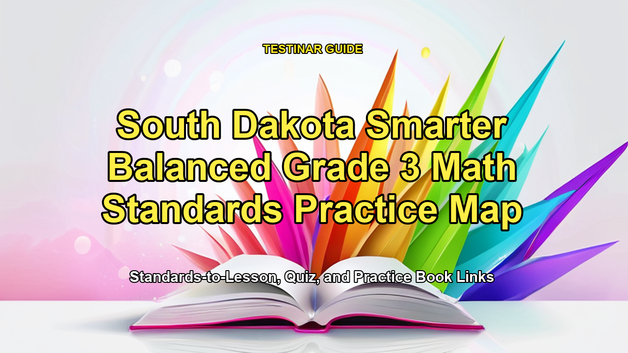 South Dakota Smarter Balanced Grade 3 Math Standards Practice Map