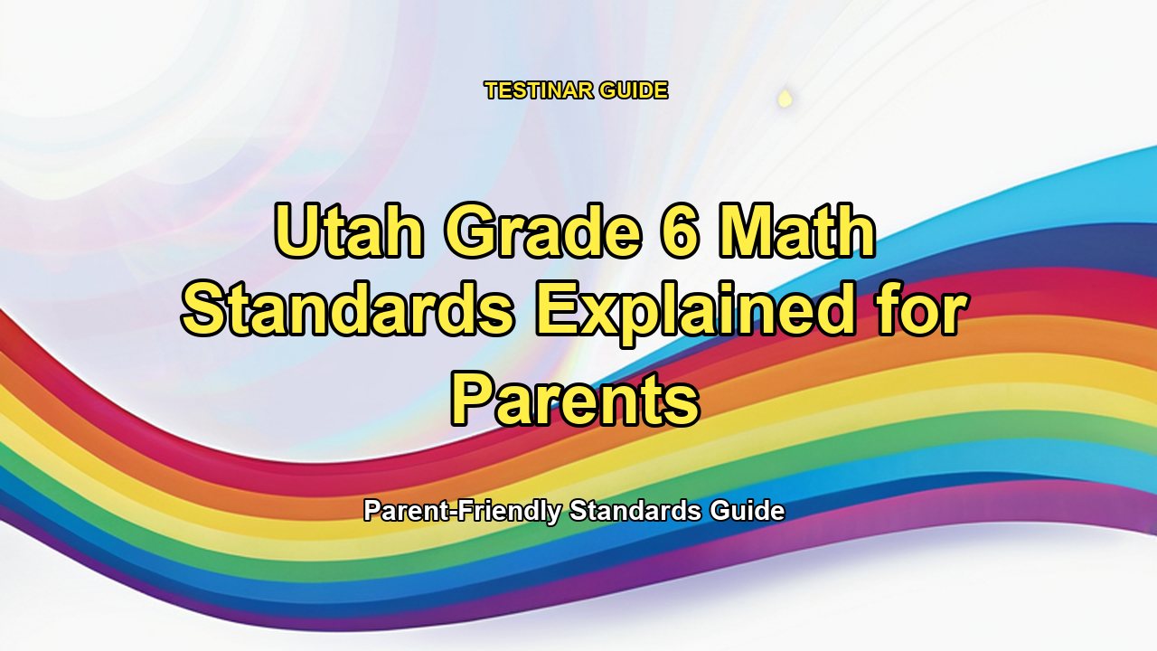 Utah Grade 6 Math Standards Explained for Parents
