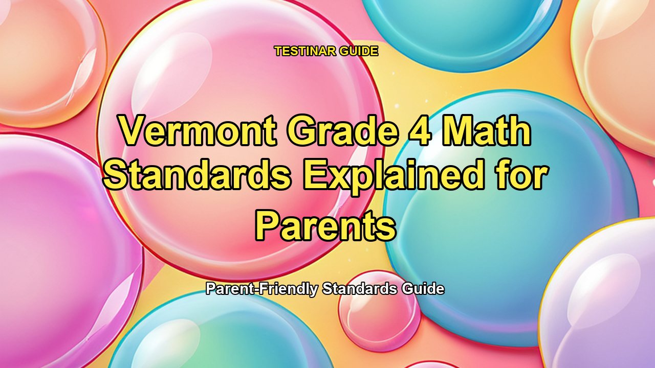 Vermont Grade 4 Math Standards Explained for Parents