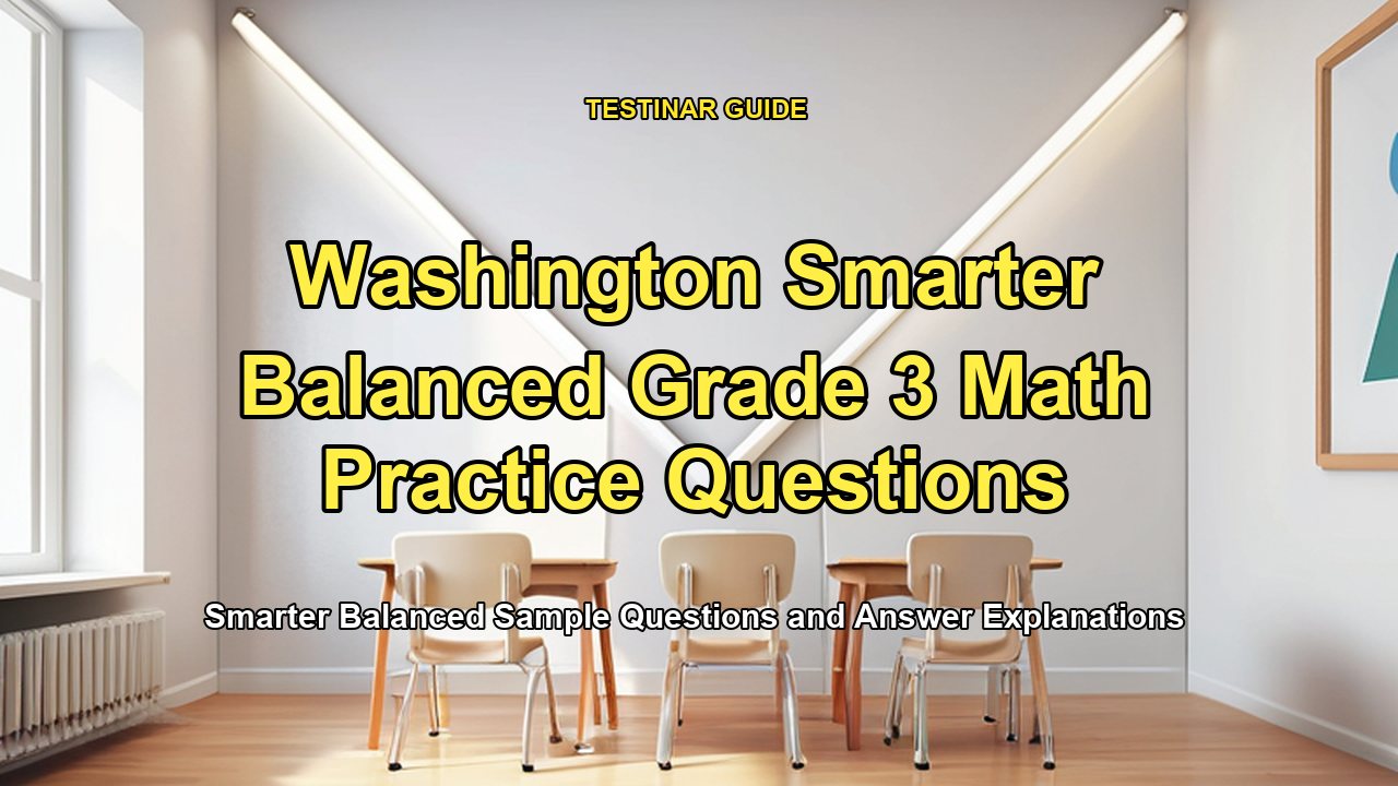 Washington Smarter Balanced Grade 3 Math Practice Questions