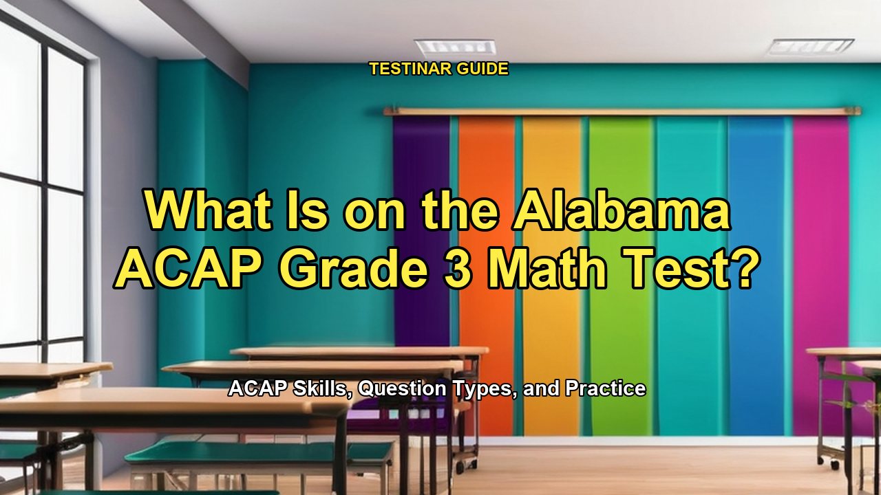 What Is on the Alabama ACAP Grade 3 Math Test?
