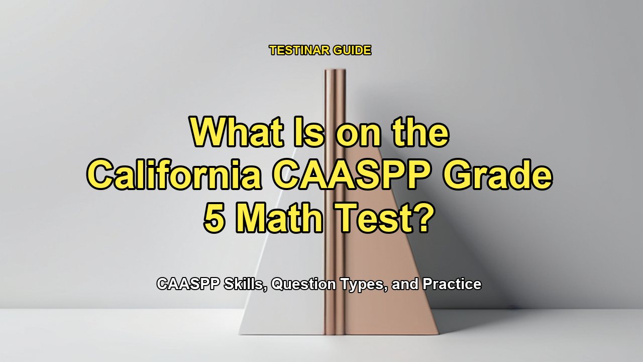 What Is on the California CAASPP Grade 5 Math Test?