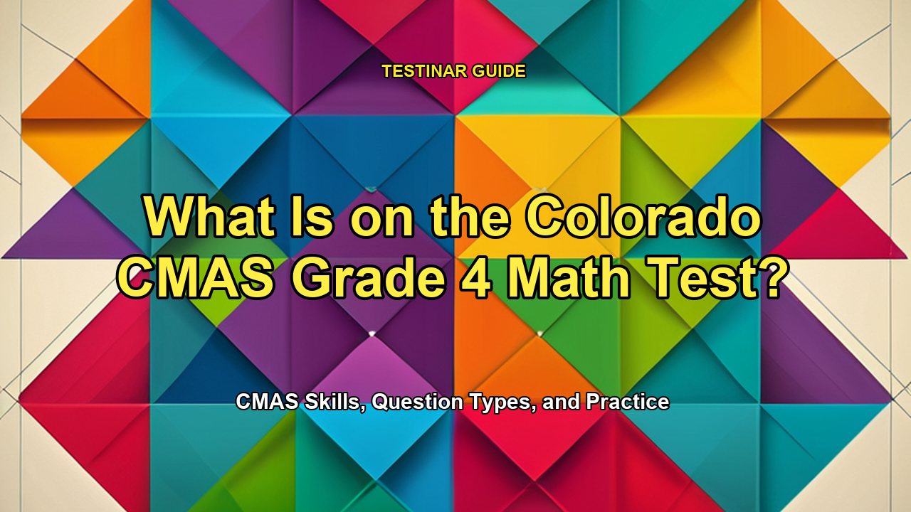 What Is on the Colorado CMAS Grade 4 Math Test?