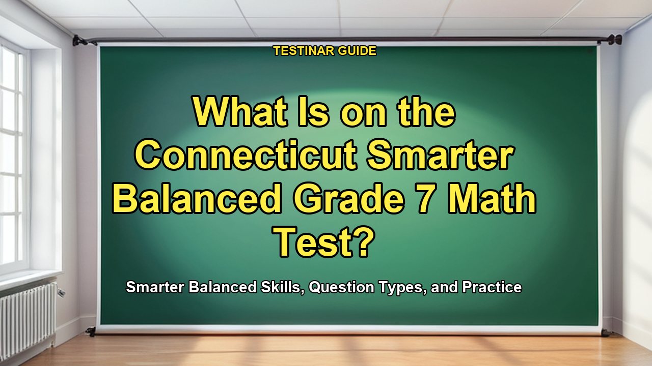 What Is on the Connecticut Smarter Balanced Grade 7 Math Test?