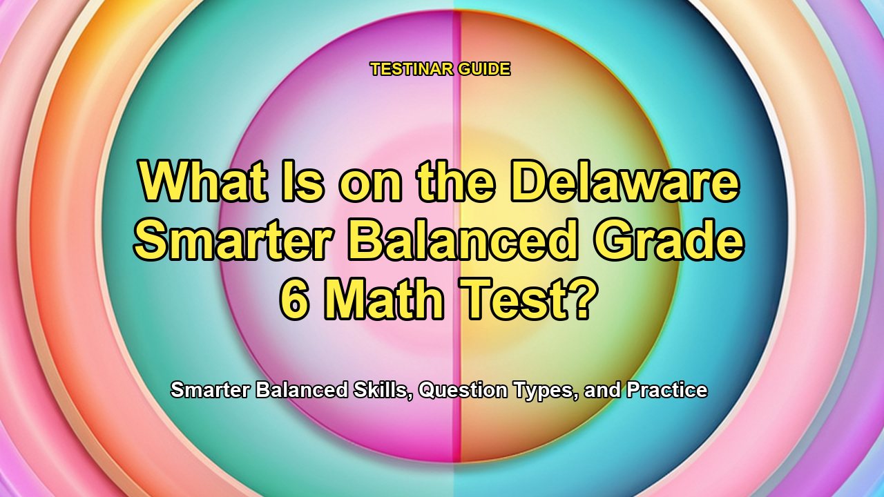 What Is on the Delaware Smarter Balanced Grade 6 Math Test?