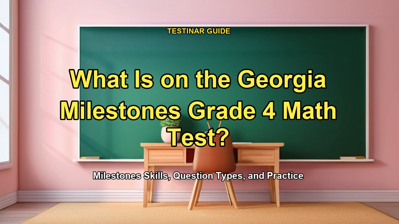 What Is on the Georgia Milestones Grade 4 Math Test?
