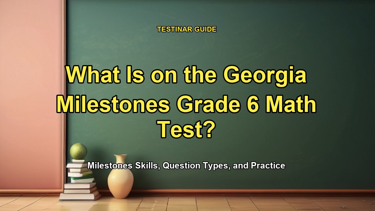 What Is on the Georgia Milestones Grade 6 Math Test?