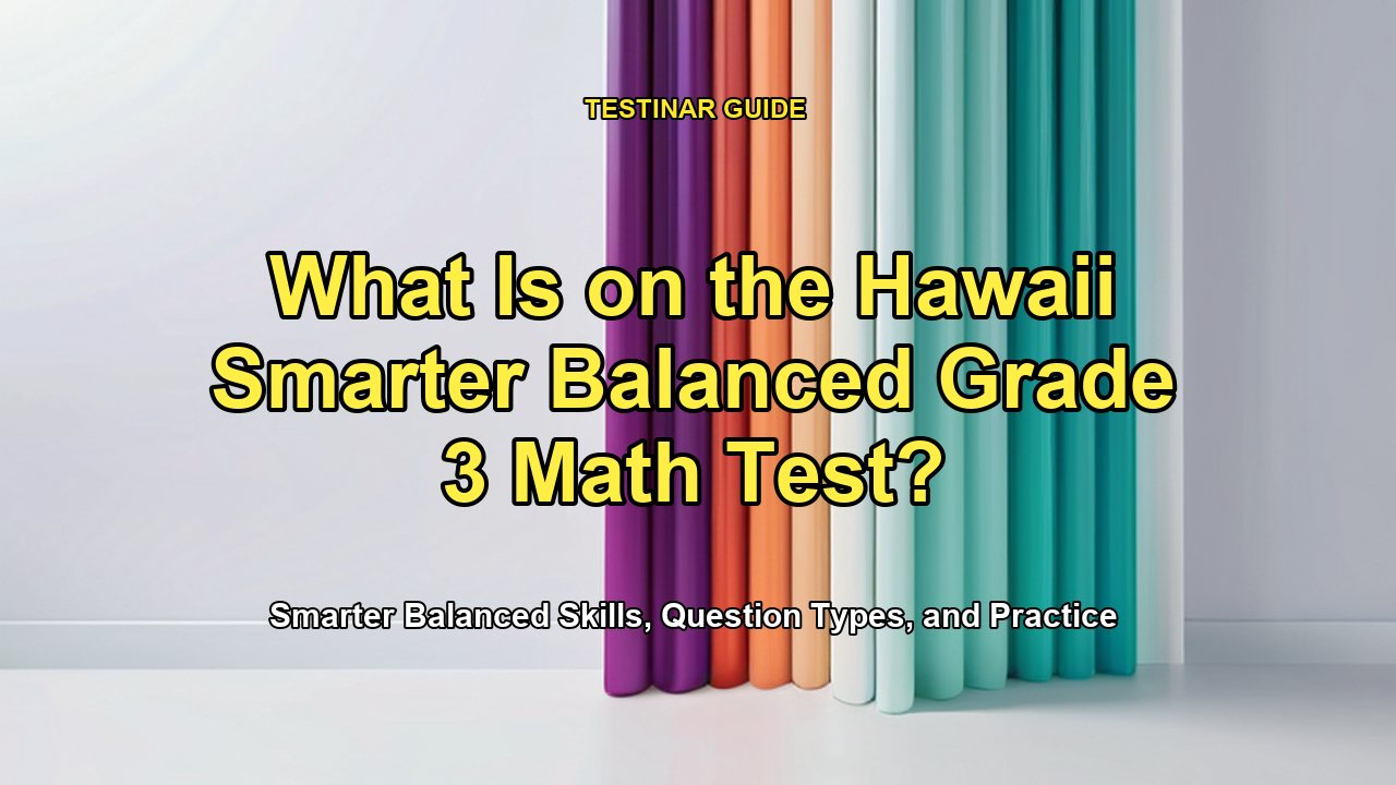 What Is on the Hawaii Smarter Balanced Grade 3 Math Test?